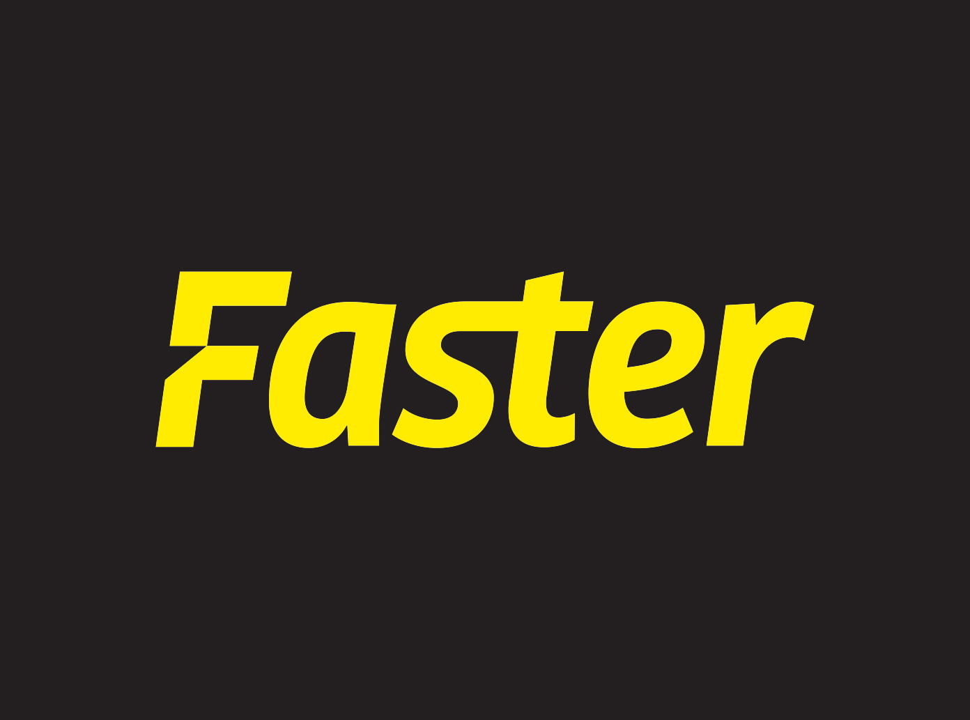The Faster Logo.