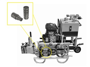 Optical fiber cable blowing machine