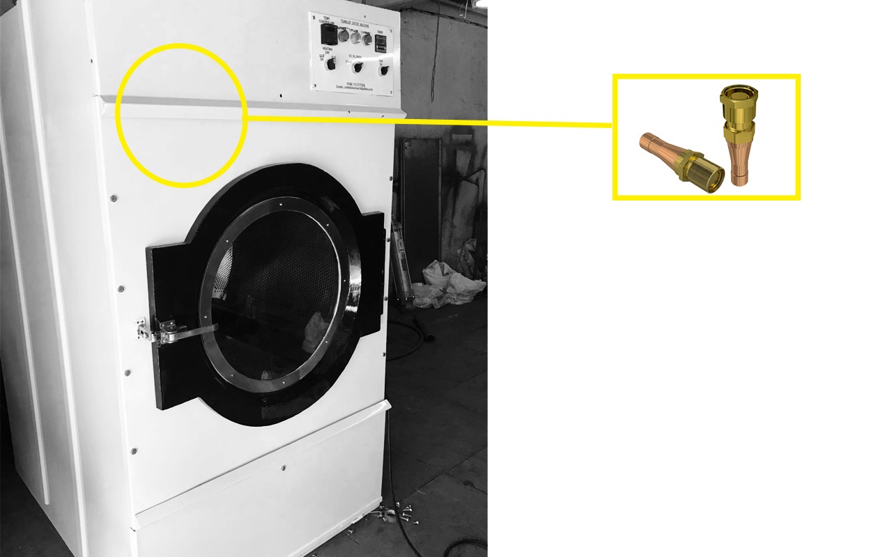 Faster  Dry-cleaning machines look similar to a combination of