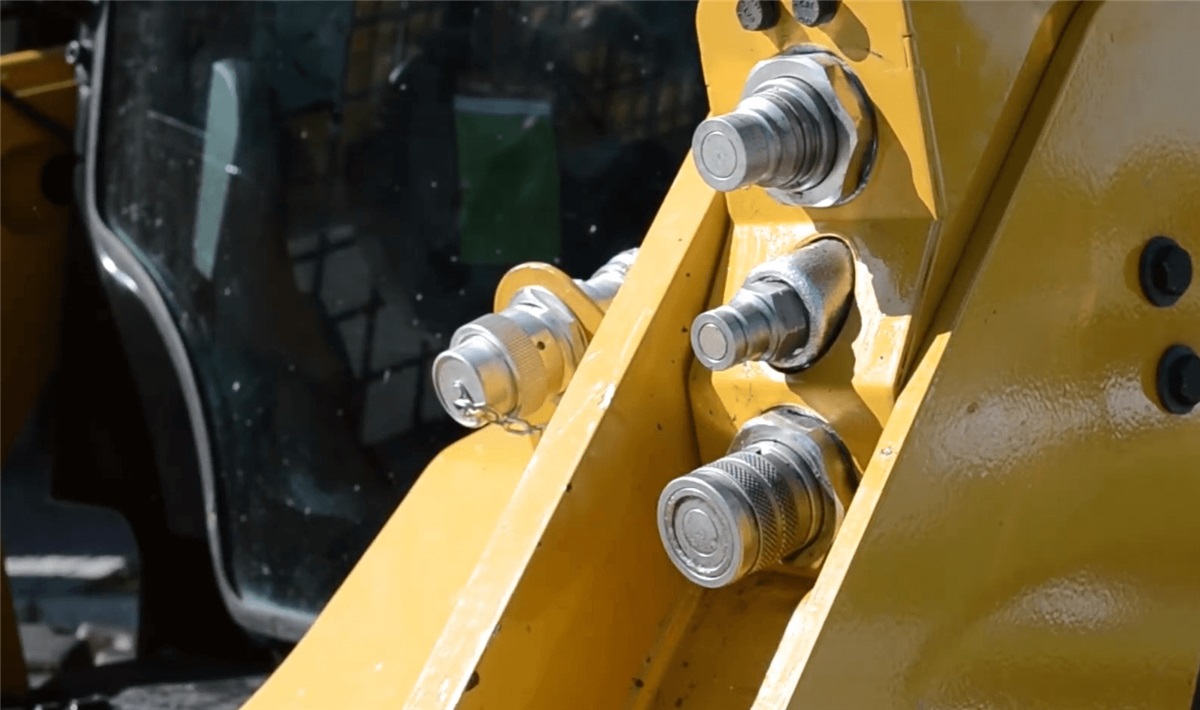 How to replace auxiliary hydraulics on skid steer