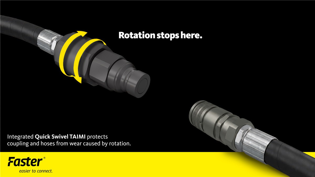 Quick Swivel: unmatched durability and leak-free performance