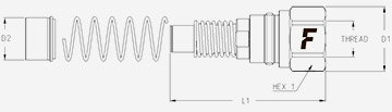 FASTER Hydraulik Stecker IG 1 1/16" UNF DN 12 V-Nr KIT2FNP12-34SM 