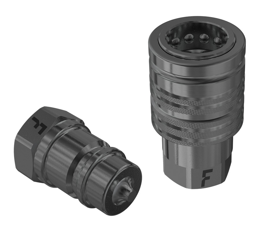 Raccordo Idraulico Push-Pull Faster Femmina 1/2'' - Per Collegamenti Rapidì A 300 Bar - Foto 4